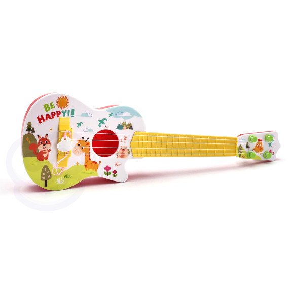 WOOPIE akustinė gitara vaikams Raudona 43 cm