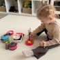 WOOPIE virtuvės komplektas Virėjo asistentas Dujinė viryklė Puodas Keptuvė Arbatai katilas Priedai