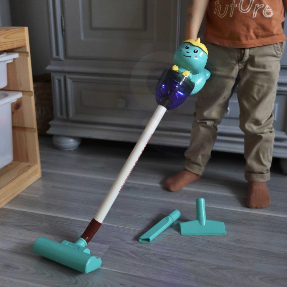 WOOPIE interaktyvus Dino siurblys 3 į 1 siurbimo funkcija šviesa garsas