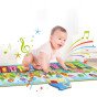 WOOPIE Muzikinis Kilimas XXL Dinozaurai 2 viename Pianinas 8 melodijos 110cm