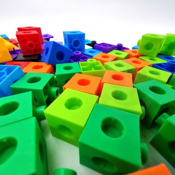 WOOPIE Matematikos galvosūkis Žaidimas Statybiniai Blokai + Raštai 148 vnt.