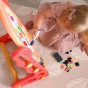 WOOPIE Dvigubas Magnetinis Lenta Piesimui ir Mokymuisi Skaičių ir Raidžių 56 vnt.