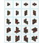 Woopie Puzzle žaidimas Atitikti Spalvų Kelius Šešiakampis Puzzle