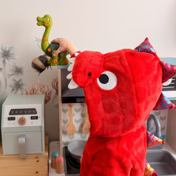 WOOPIE Dinozaurų rinkinys su sukimu + gręžtuvas, 31 vnt.