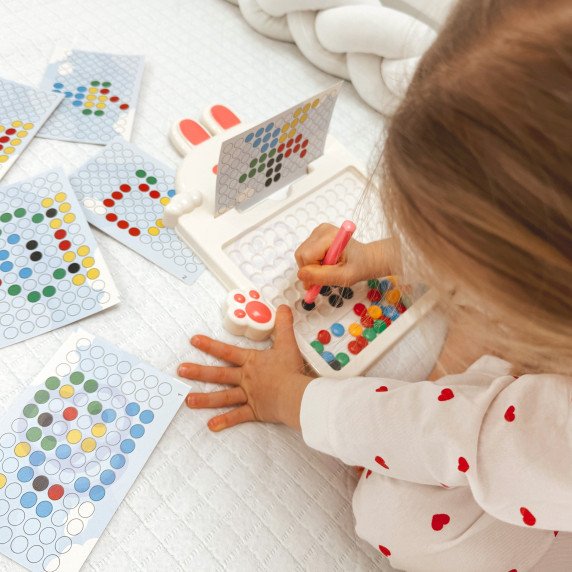 WOOPIE Magnetinė lentelė vaikams Montessori MagPad triušiukas