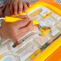 WOOPIE Montessori magnetinis lentos krabas labirintas oranžinė