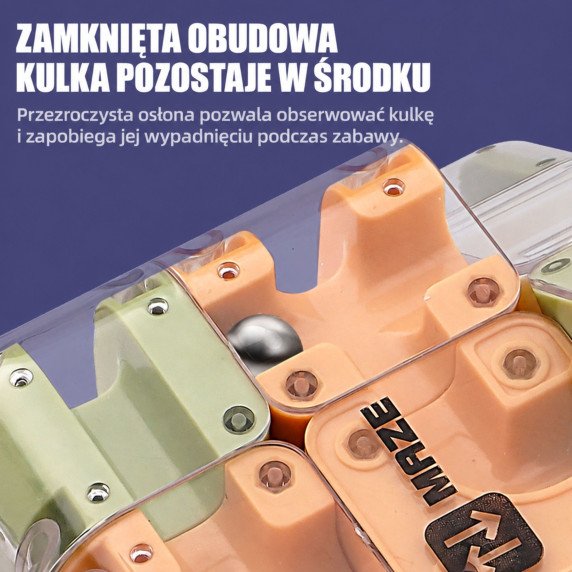WOOPIE Galvosūkis Loginis Žaidimas 3D Labirintas su Žalios Konstrukcinės Kaulės.