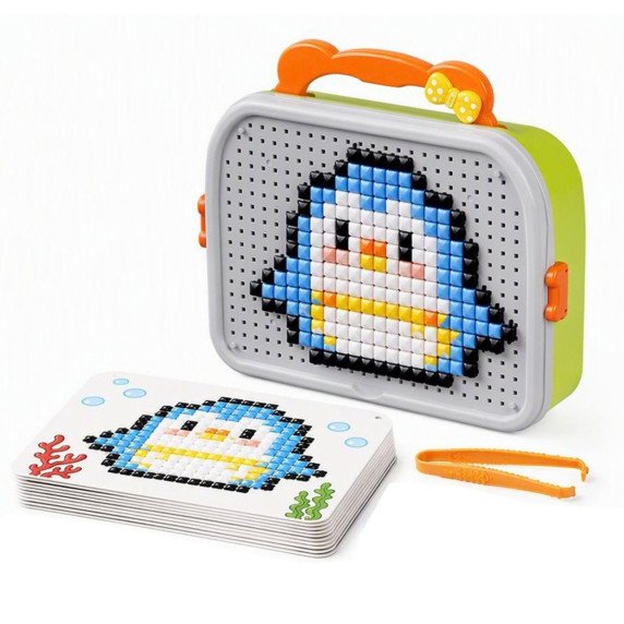 WOOPIE Montessori Mozaikinis Grotuvas Grybai 493 dalių
