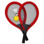 Dideli teniso badmintono raketės vaikams rinkinys + skrisulys