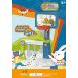 WOOPIE 2-in-1 rinkinys Krepšinio Futbolo Tinklu + Kamuolys + Pompa