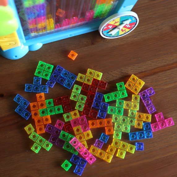 WOOPIE Mokomasis Žaidimas Tetris Spalvoti Blokai
