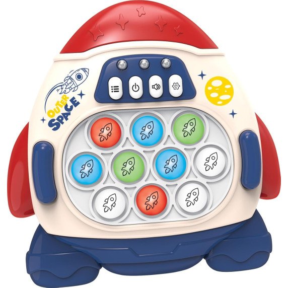 WOOPIE POP IT Elektroninis anti-streso arkadinis žaidimas raudonas