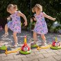 WOOPIE 3-in-1 Arkadinė žaidimų raketa Lėkimo virvė Mėtymas į taikinį Nykštukas