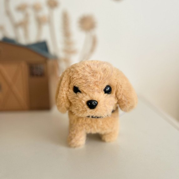 WOOPIE Interaktyvus pliušinis šuo su kaulu Bichon Golden Retriever