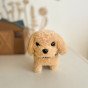 WOOPIE Interaktyvus pliušinis šuo su kaulu Bichon Golden Retriever