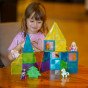 WOOPIE Magnetiniai statybiniai blokai 3D edukacinis rinkinys Pasakų pilis 55 vnt.
