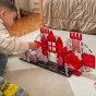 WOOPIE Magnetiniai Blokai 3D Gaisrininkų Rinkinys 48 vnt.