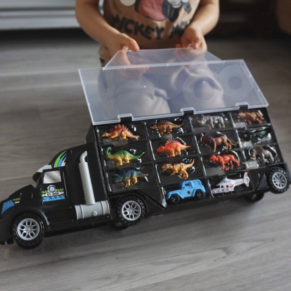 WOOPIE Automobilinis Vežėjas Dinozaurų Vilkikas