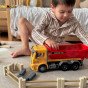 WOOPIE 1:12 Mastelio Statybinis Dėlių Gervės Automobilis su Šviesos ir Garso Efektais
