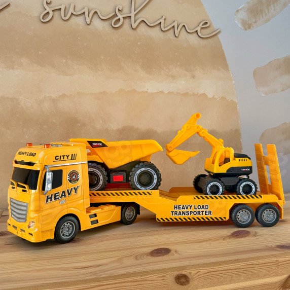 WOOPIE statybos transporto vilkikas Tow Truck