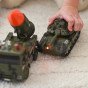WOOPIE karo transporto priemonių rinkinys su startuoliu, tanku ir sraigtasparniu, 4 vnt., Mastelis 1:20