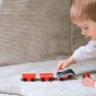 WOOPIE Elektrinis Lokomotyvas Traukinys Magnetas Automobiliai