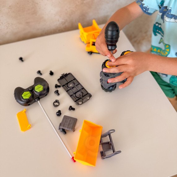WOOPIE Nuotoliniu būdu valdomas statybinis automobilis „Do it yourself“