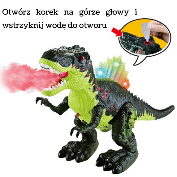 WOOPIE Vaikščiojantis Tiranozauras Rexas Dinozauras Su Šviesos Ir Garso Efektais