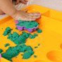 WOOPIE Kinetic Sand 1.2 kg XL ZOO stalas su formomis rinkinys