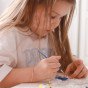 WOOPIE DIY Dėliojimo dailės rinkinys: Pagaminkite gipso liejančius figūrėles ir jas nudažykite - Vienaragio rinkinys