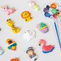 WOOPIE DIY tapybos rankų darbo rinkinys - Pagaminkite gipso liejinius ir nudažykite - Gyvūnų rinkinys