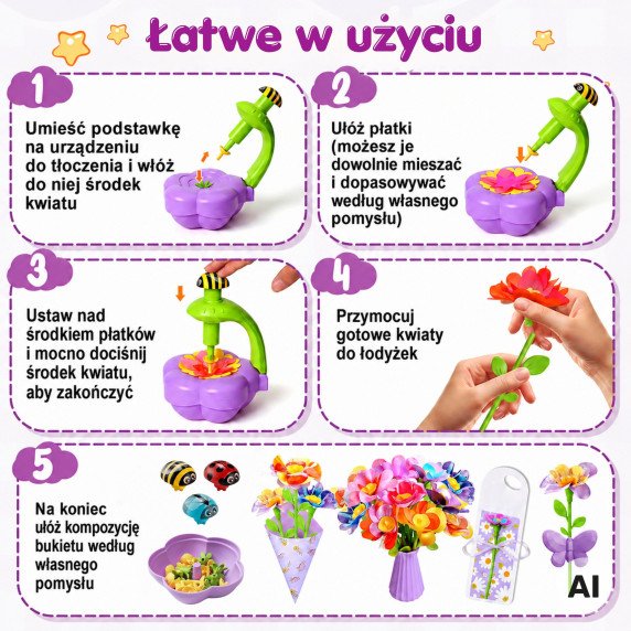 WOOPIE DIY Gėlių puokštės gamybos rinkinio aparatas