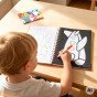WOOPIE menas rinkinys folija lipdukas spalvinimo knyga Didelių Automobilių Pasaulis 121 vnt.