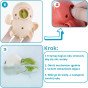 Woopie Turtle Plaukiojantis Mechaninis Vonios Žaislas Rožinis