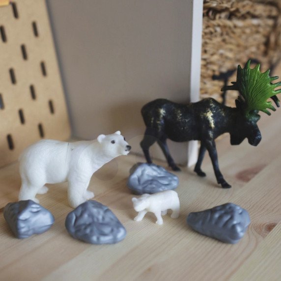 GYVAI animalinių figūrėlių rinkinys XXL, 58 vnt.