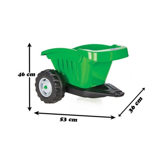 WOOPIE AKTYVUS PRIEKABINIS Vežimas Žalias 35 kg