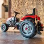 WOOPIE Pedalinis traktorius Farmer GoTrac Traktorius su tyliais ratais