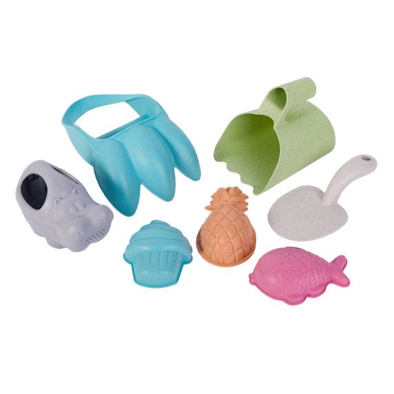 WOOPIE GREEN Nagų smėlio rinkinys 7 vnt. NUOSĖDŽIŲ ORGANINIS MATERIALIZMAS