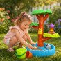 WOOPIE Water Table 2in1 Smėlio dėžė Laimingas medis 8 priedas.