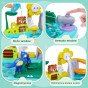 WOOPIE 4-in-1 Vandens stalas, žvejybos žaidimas, praustuvas, vandens slaitas, gėlė.