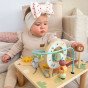WOOPIE GREEN Medinis Edukacinis Stalo Muzikinis Jutiklinis Labirintas 5 į 1