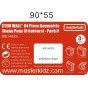 MASTERKIDZ Geometrinių formų smeigtukų komplektas (64 vnt.)