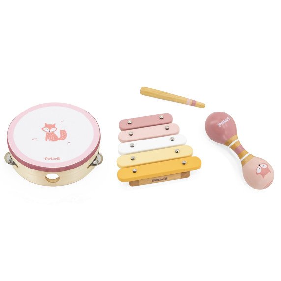 VIGA PolarB Muzikos Instrumentų Rinkinys Rožinis