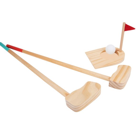 TOOKY TOY Medinis golfo rinkinys 2 žmonėms 13 vnt.