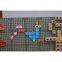 MASTERKIDZ Geometrinių figūrų kištukai STEAM lentoms (256 vnt.)