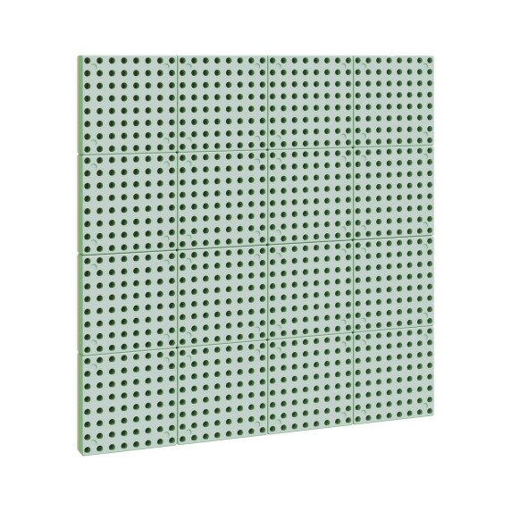 MASTERKIDZ Sienos lentyna Mokslinė lentyna Kūrybiškas STEM lauko lentyna + Montavimo skydas 80 x 80 (cm)