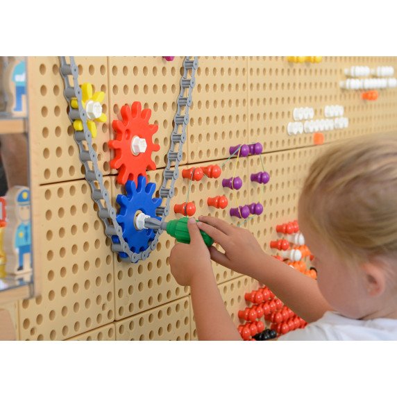 MASTERKIDZ Aksesuarų rinkinys, maišelis, smeigtukai, įrankiai 352 vnt.