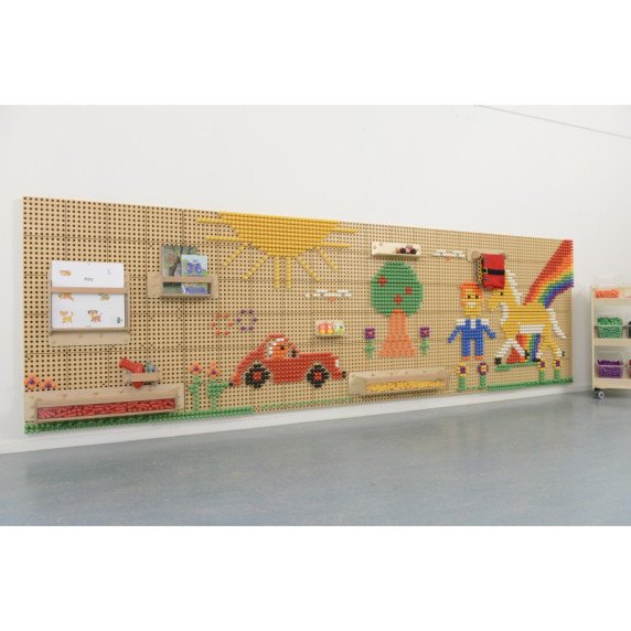 MASTERKIDZ Kūrybinė STEM Mokslinė Sienos Panelė 120x80 cm Be Montavimo Panelės
