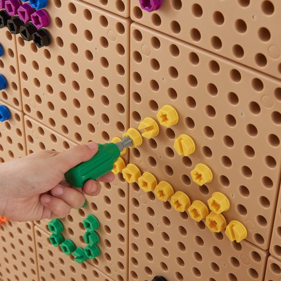 MASTERKIDZ Spalvotų STEAM lentos varžtų komplektas (512 vnt.)