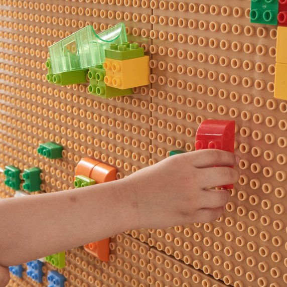 MASTERKIDZ Rinkinys, skirtas statyti su mažais blokais, sudarytas iš 4 skydelių.